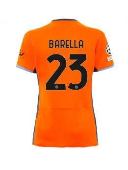 Inter Milan Nicolo Barella #23 Ausweichtrikot für Frauen 2023-24 Kurzarm